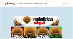 Desktop Screenshot of funkvolley.com